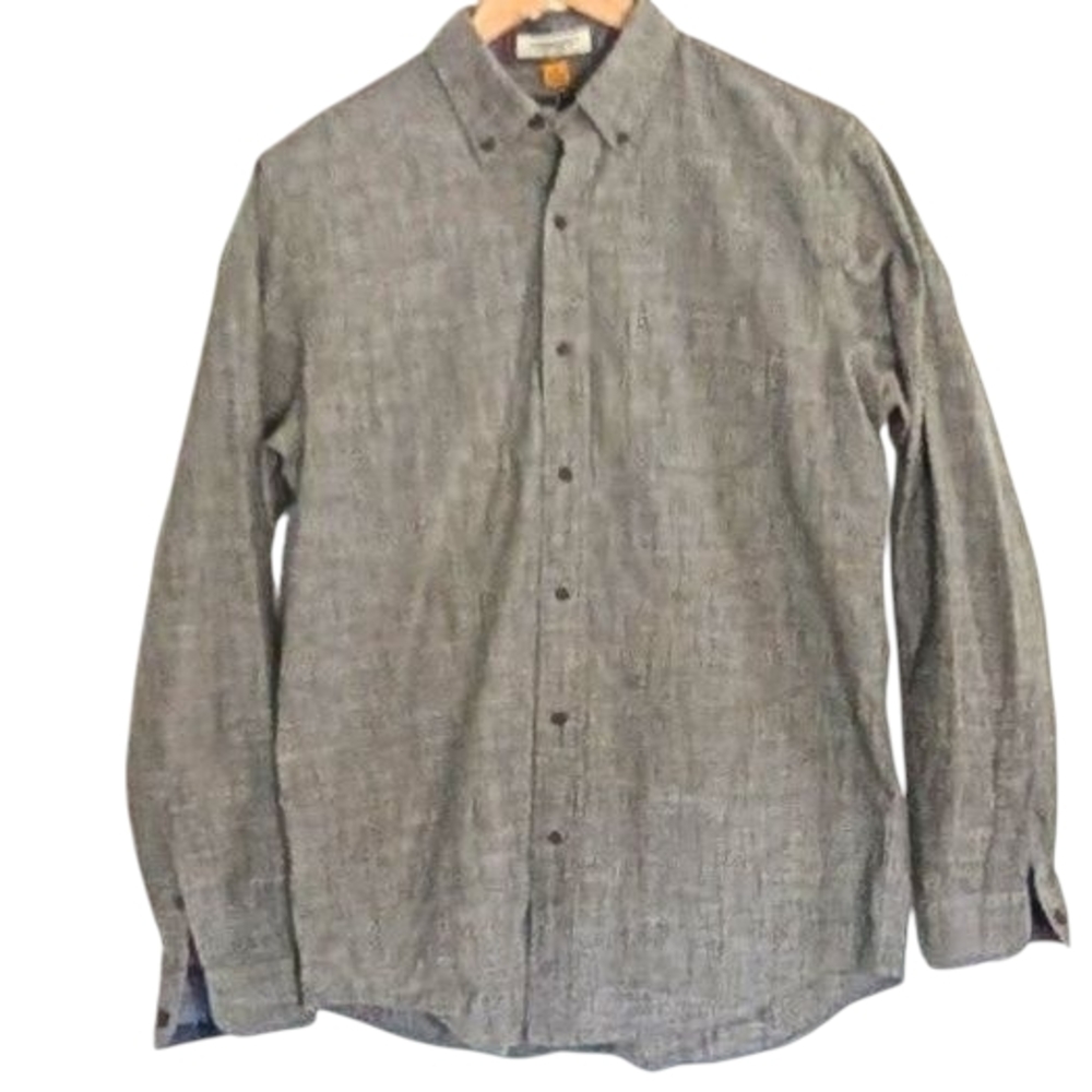 Tailor Vintage Charcoal Button-Down Shirt